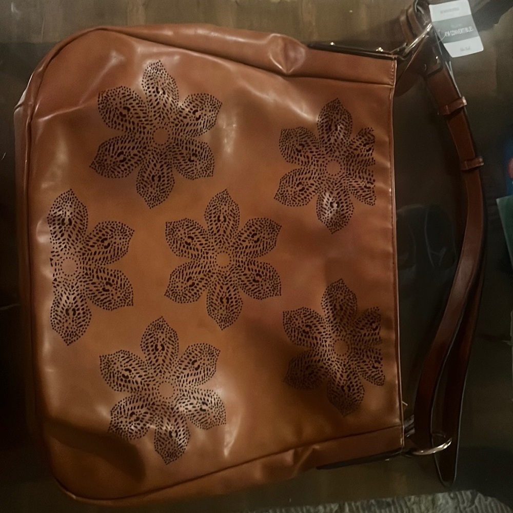 Mellow World vegan Laser cut satchel